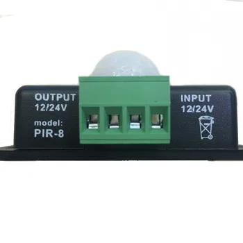 PIR-8 Автоматичен PIR сензор LED сензор за движение Превключвател Таймер за движение Функция Контрол на знаците PIR Cotroller LED ленти светлина