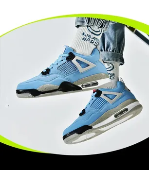 Нови баскетболни обувки против хлъзгане устойчиви на износване мъжки и дамски защитни спортни обувки за свободното време Висококачествени обувки за бягане