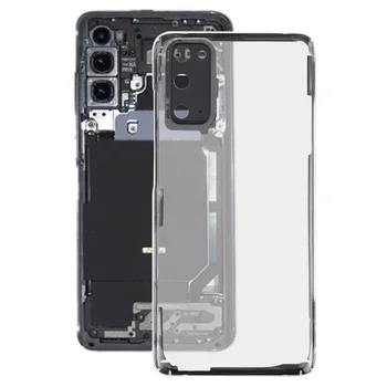 Стъклен прозрачен заден капак на батерията за Samsung Galaxy S20 SM-G980 SM-G980F SM-G980F / DS телефон заден корпус случай подмяна