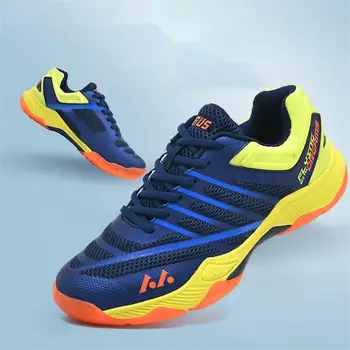 Нов стил дишащи обувки за бадминтон без хлъзгане износоустойчиви бадминтон маратонки тенис обучение обувки нисък връх открит треньори
