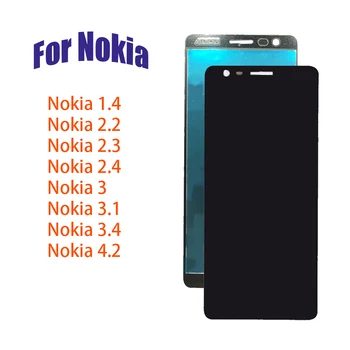 Нов тестван LCD дисплей за Nokia 1.4 2.2 2.3 2.4 3 3.1 3.4 4.2 Дисплей LCD сензорен екран дигитайзер събрание подмяна