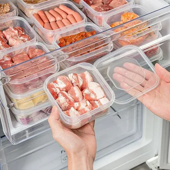 Хладилник замразяване антибактериална кутия за съхранение, замразено месо хранителен клас, специална класификация, запечатани,