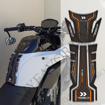 Мотоциклет за 790 Adventure R 2019 2020 2021 2022 Резервоар Pad Дръжки за резервоари за газ Странични 3D стикери Дръжки за коляното Протектори Комплект за стикери