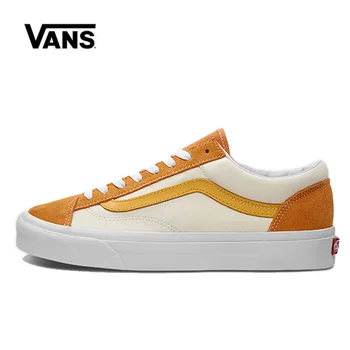 Vans Style 36 Обувки Оригинални оранжеви бели микробуси Ниски обувки Мъже Дамски маратонки VN0A3DZ3VXY Унисекс скейтборд